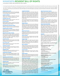 Skilled Nursing Facility Resident Bill of Rights Poster (SNF/NF)